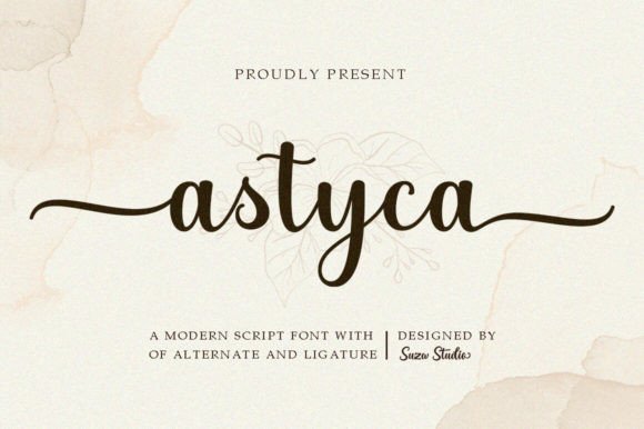 Astyca Script: A Dance of Elegance for Your Brand