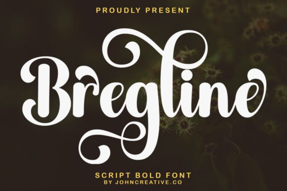 Bregline Script: The Flowing Handwritten Font for Timeless Design