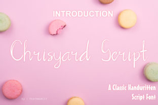 Chrisyard Script: The Elegant Font for Luxury Branding