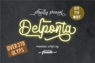 Delponta Script: A Designer's Go-To for Elegant Branding