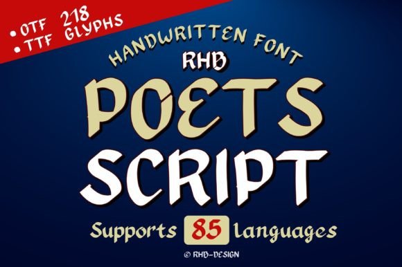 Discovering Poets Script: A Modern Handwritten Typeface