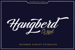 Hangberd Script: A Modern Calligraphy Font for Creative Projects