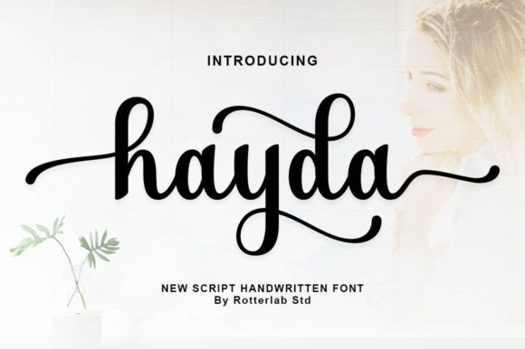Hayda Script: The Modern Calligraphy Font for Authentic Design