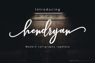 Hendryan Script: The Creative Font for Modern Branding