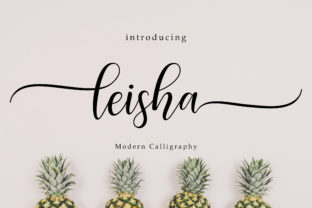 Leisa Script: A Creative Font for Elegant Handmade Designs