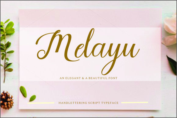 Melayu Script: The Modern Font for Elegant Design