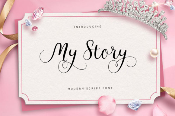 My Story Script: A Modern Font for Personal Branding