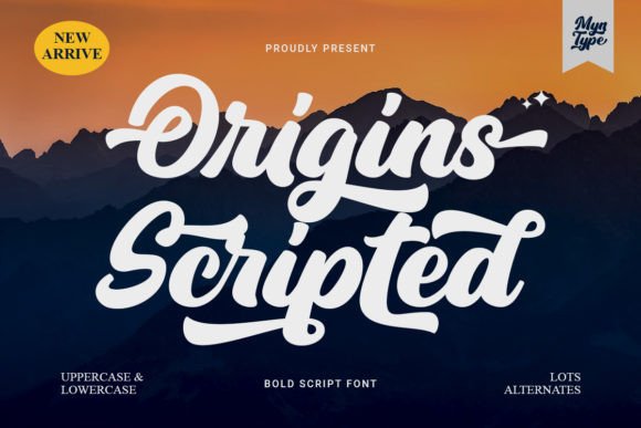 Origins Script: A Modern Font with Timeless Flair