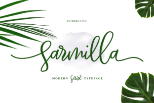 Sarmilla Script: A Fresh Handwritten Font for Elegant Designs