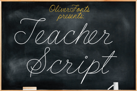 Teacher Script: The Elegant Handwritten Typeface for Timeless Design