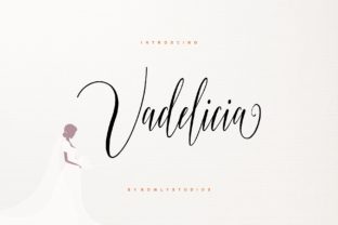 Vadelicia Script: A Handwritten Font for Elegant Design