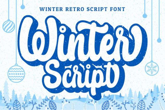 Winter Script: A Groovy Bold Font for Cozy Creations